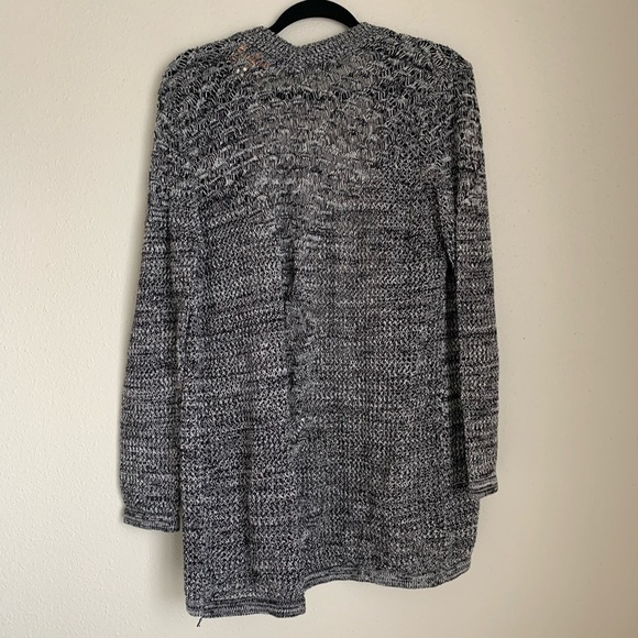 Skies are Blue Cardigan Size Large open knit open front cardigan - Picture 6 of 8